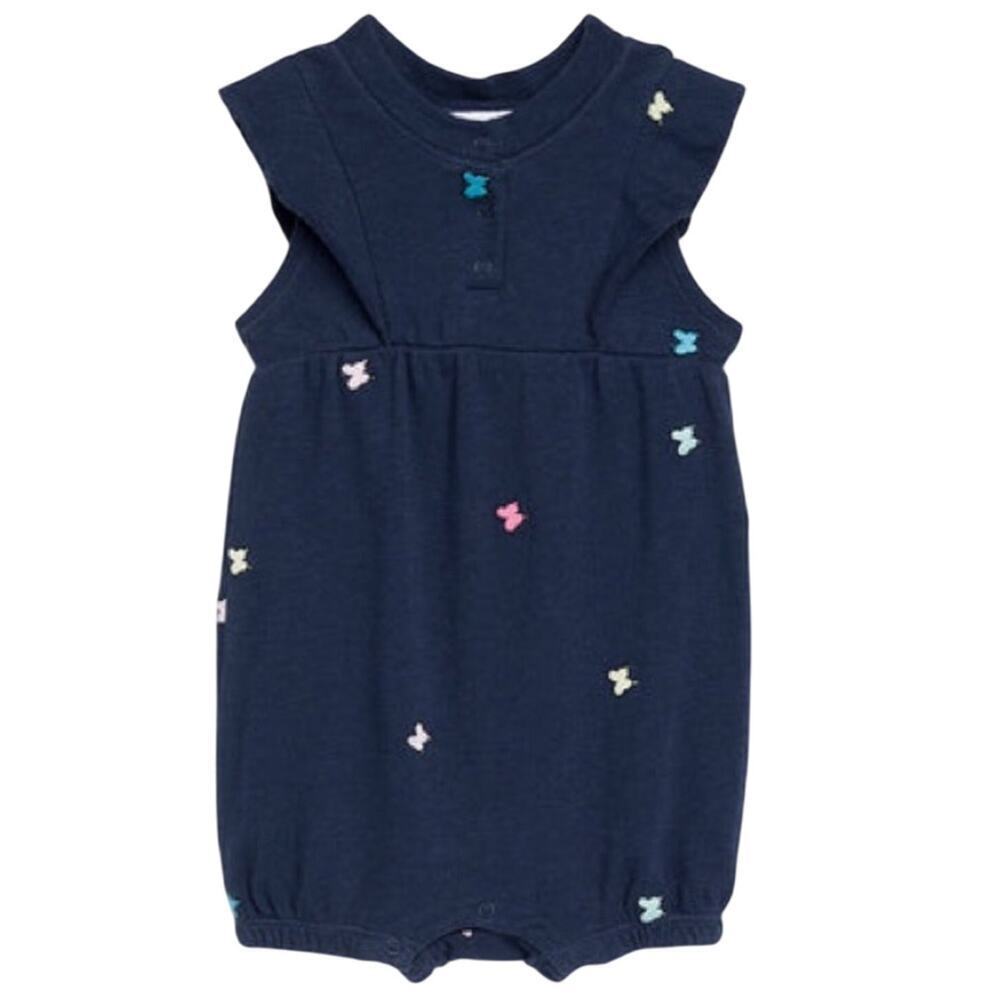 Splendid Infant Girl Rainbow Butterfly Onesie sz 6-9 m Romper One Piece